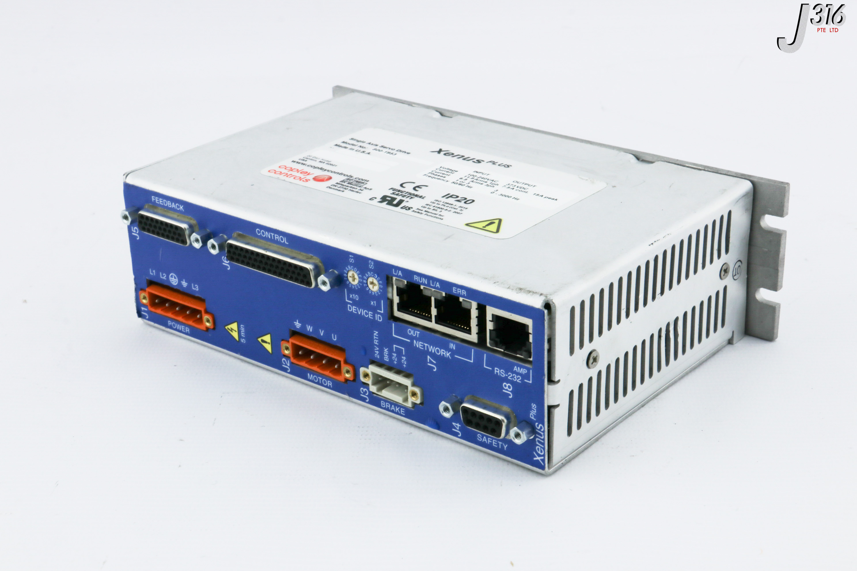 29865 COPLEY CONTROLS SINGLE AXIS SERVO DRIVE, XENUS PLUS 800-1953